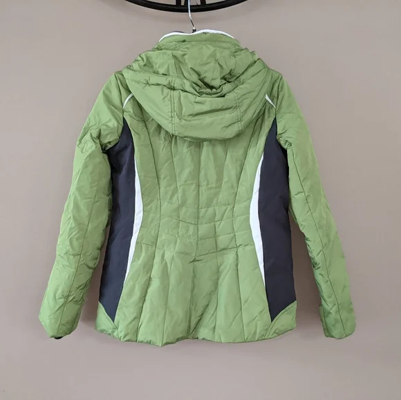 ZeroXposur green ski jacket w/removable hood - Picture 3 of 12
